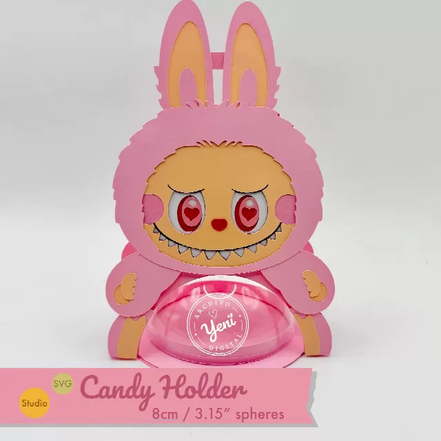 Dada candy holder - For 8cm / 3.15” Sphere - Svg and Studio files