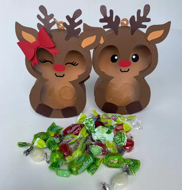 Reindeer Candy Box - Svg and Studio files