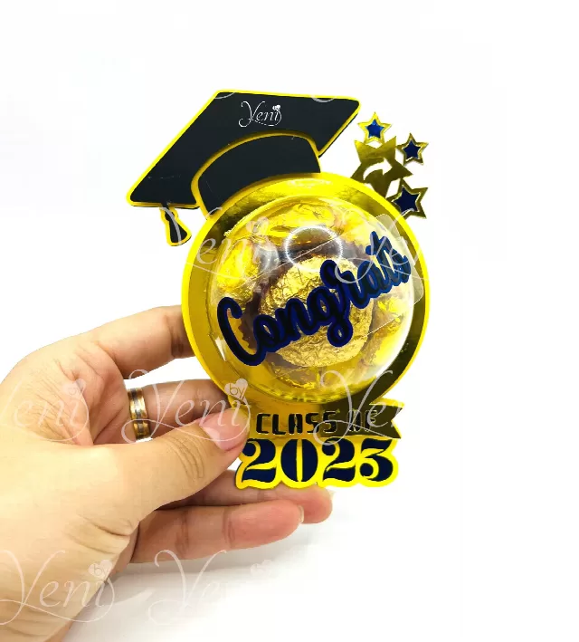 Iris Shutter Class 2023 2024 2025 2026 candy holder - For 4 sizes - Svg and Studio files