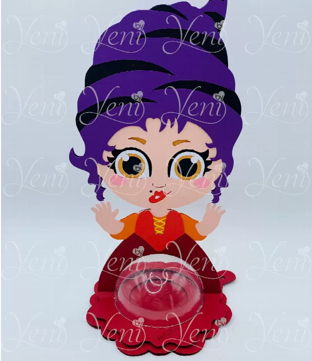 Mary candy holder - For 4 sizes - Svg and Studio files