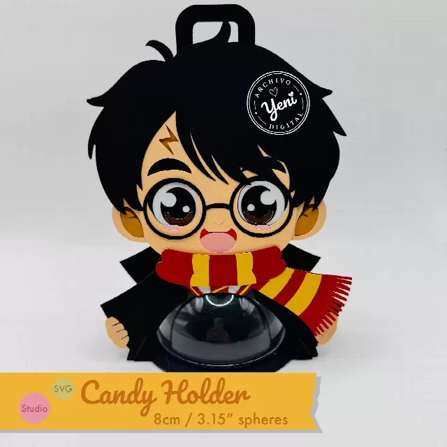 Harry Potter candy holder - For 8cm / 3.15” Sphere - Svg and Studio files