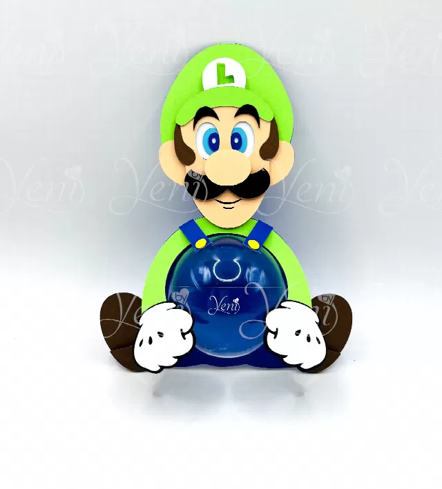 Luigi candy holder - For 8cm / 3.15" Sphere - Svg and Studio files