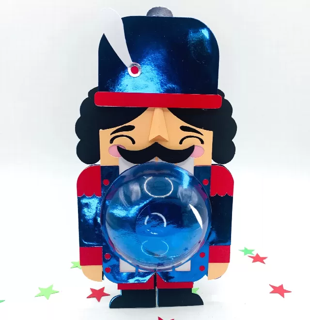 Nutcracker candy holder - For 4 sizes - Svg and Studio files