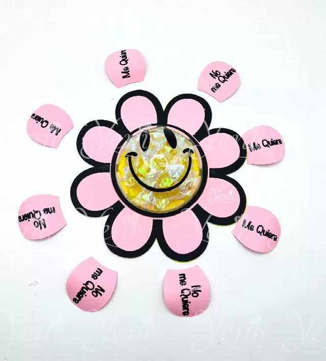 Daisy flower candy holder - For 8cm / 3.15" Sphere - Svg and Studio files