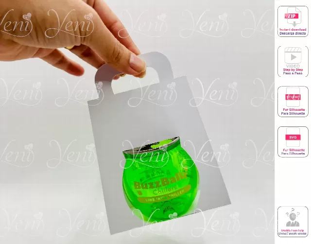 Buzzballz Holder Base Template - Svg and Studio files