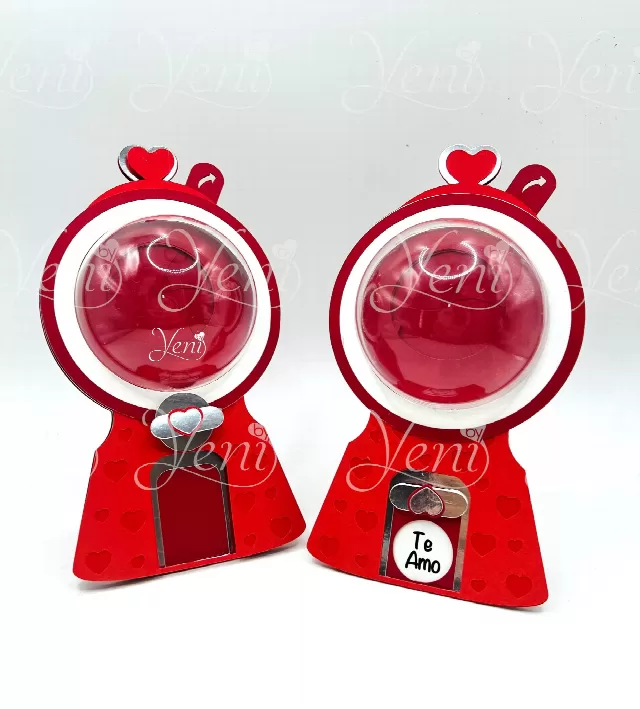Bubble gum candy holder - For 8cm / 3.15" Sphere - Svg and Studio files