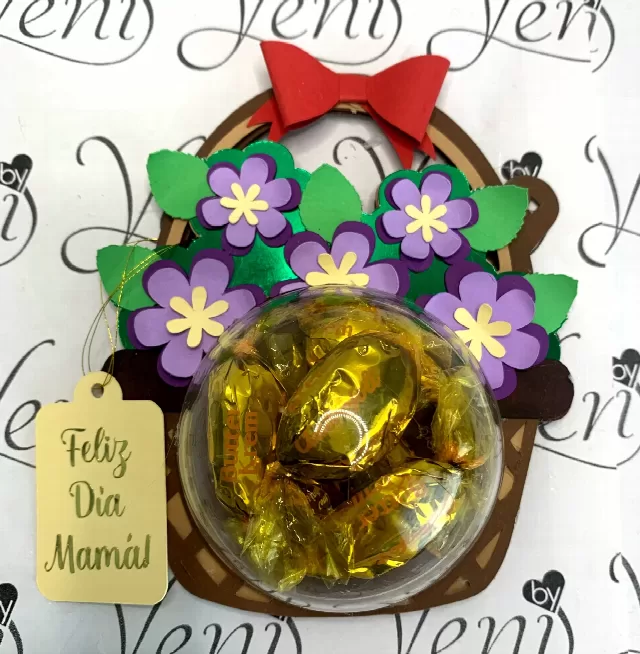 Basket candy holder - For 4 sizes - Svg and Studio files