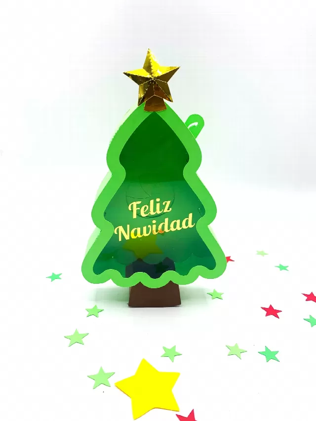 Christmas tree Candy Box - Svg and Studio files