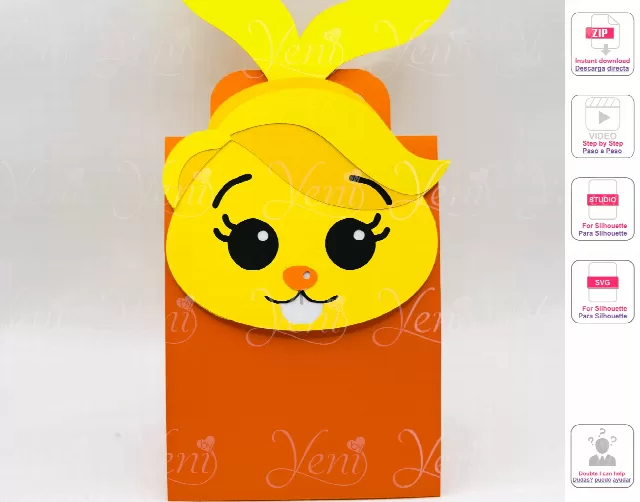 Acuarela candy bag - Svg and Studio files