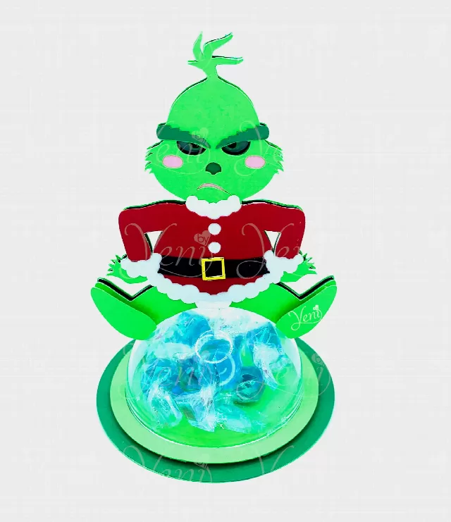 Grinch candy holder - For 8cm / 3.15" Sphere - Svg and Studio files