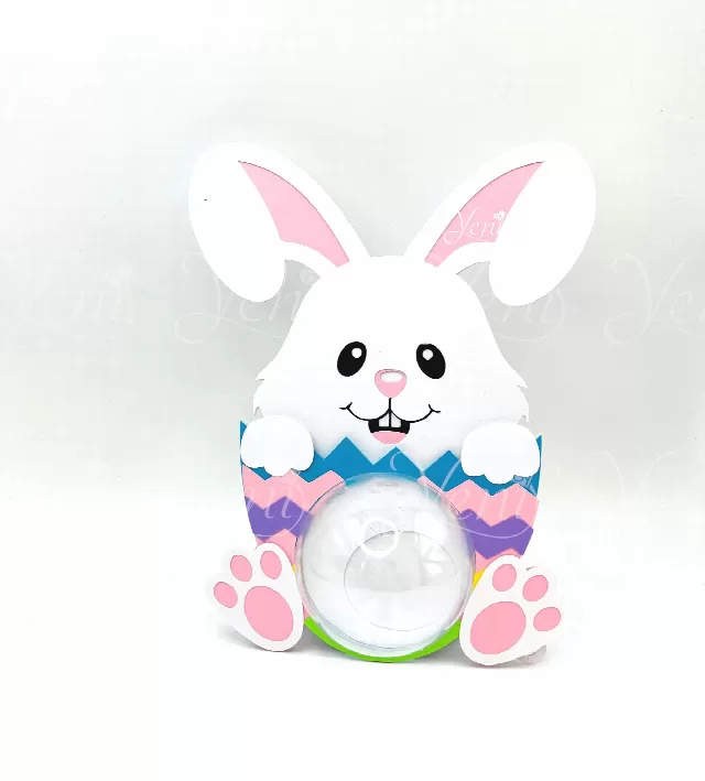 Easter Bunny candy holder - For 4 sizes - Svg and Studio files