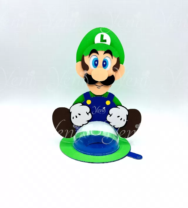 Luigi candy holder - For 8cm / 3.15" Sphere - Svg and Studio files