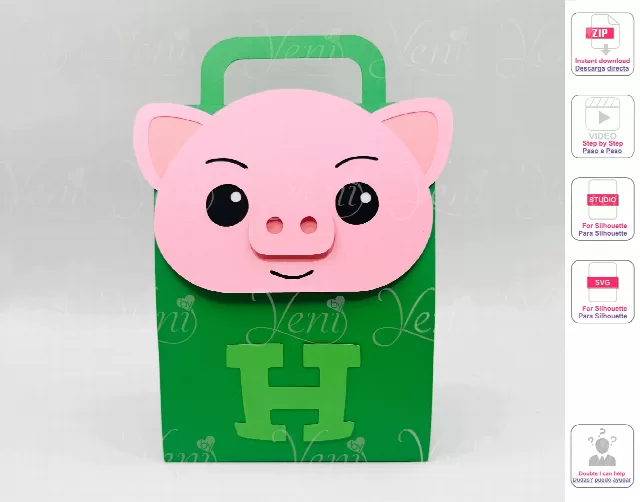 Hogiee candy bag - Svg and Studio files